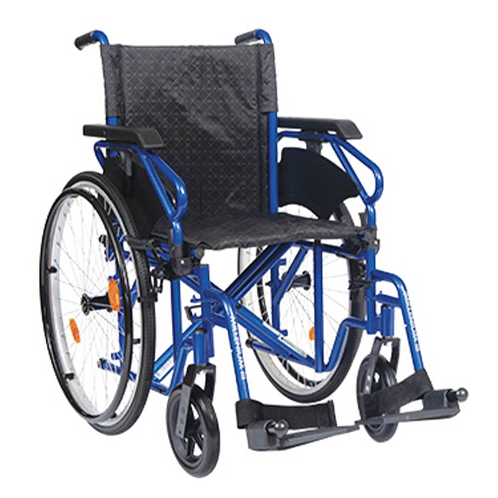 Carrozzine disabili - Wimed Sedia A Rotelle Disabili Millenium 3 Doppia Crociera Carrozzina Autospinta