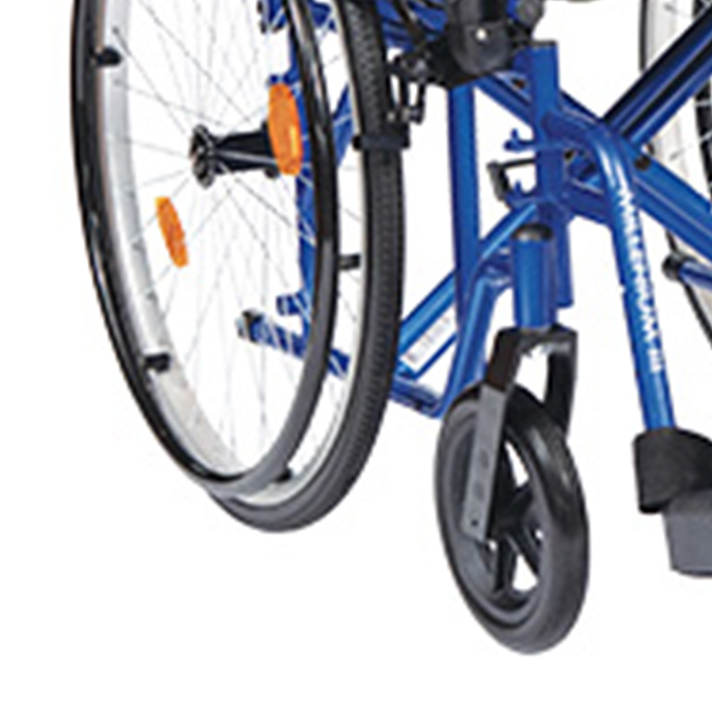 Carrozzine disabili - Wimed Sedia A Rotelle Disabili Millenium 3 Doppia Crociera Carrozzina Autospinta