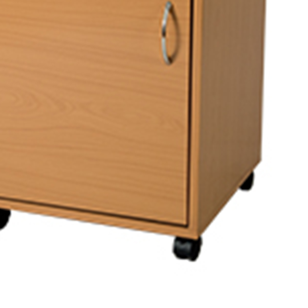 Comodini da Degenza - Wimed Comodino In Legno Con Tavolo Scorrevole H83x47x47cm