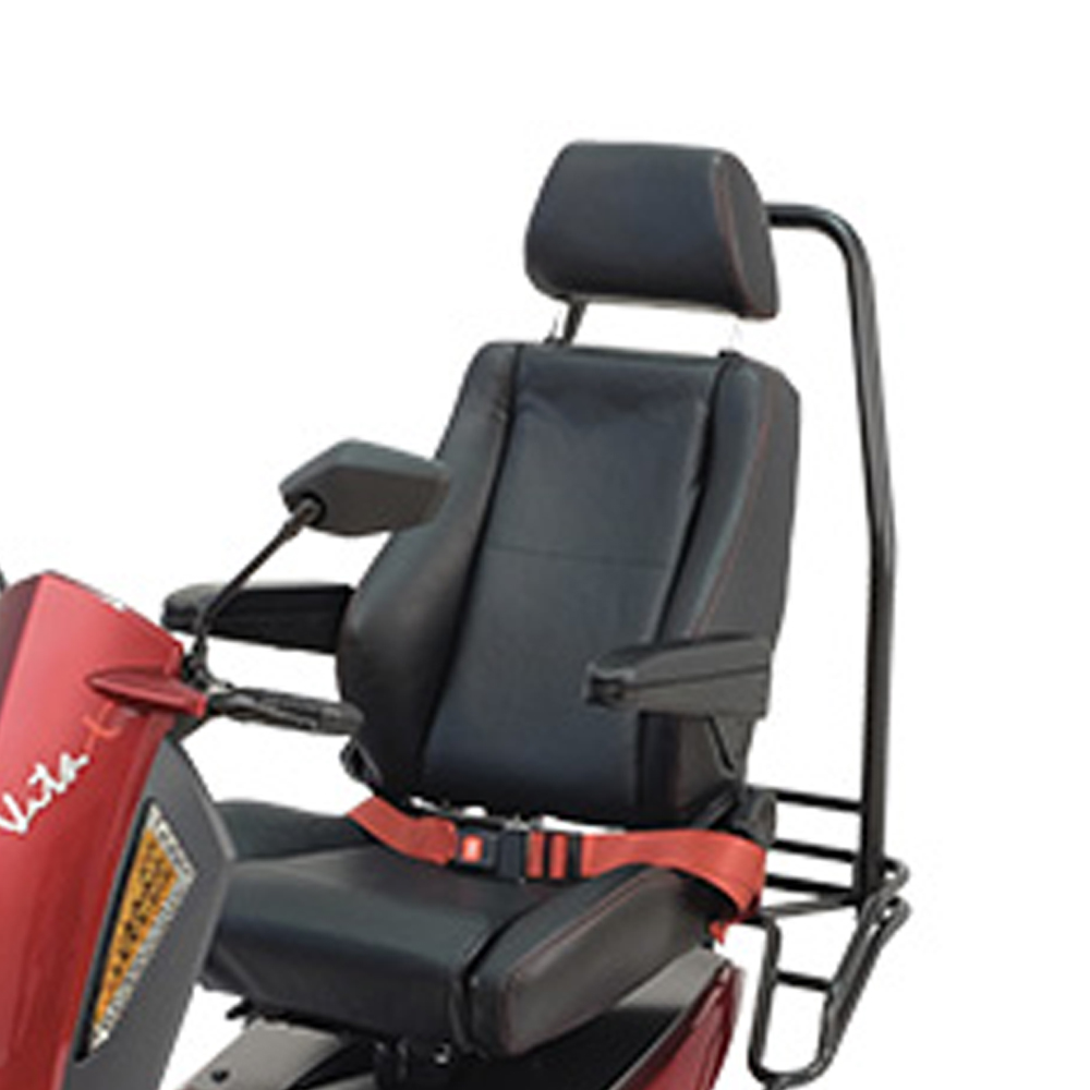 Scooters per Disabili - Wimed Scooter Disabili Anziani Elettrico 4 Ruote Vita S12x Rosso