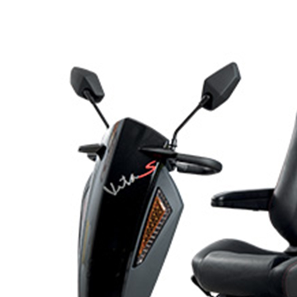 Scooters per Disabili - Wimed Scooter Disabili Anziani Elettrico 4 Ruote Sport Nero S12s