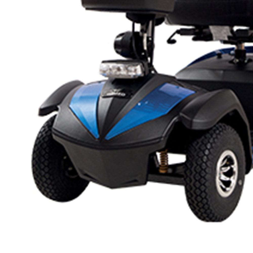 Scooters per Disabili - Wimed Scooter Disabili Anziani Elettrico 4 Ruote Martin Blu Con Cestino