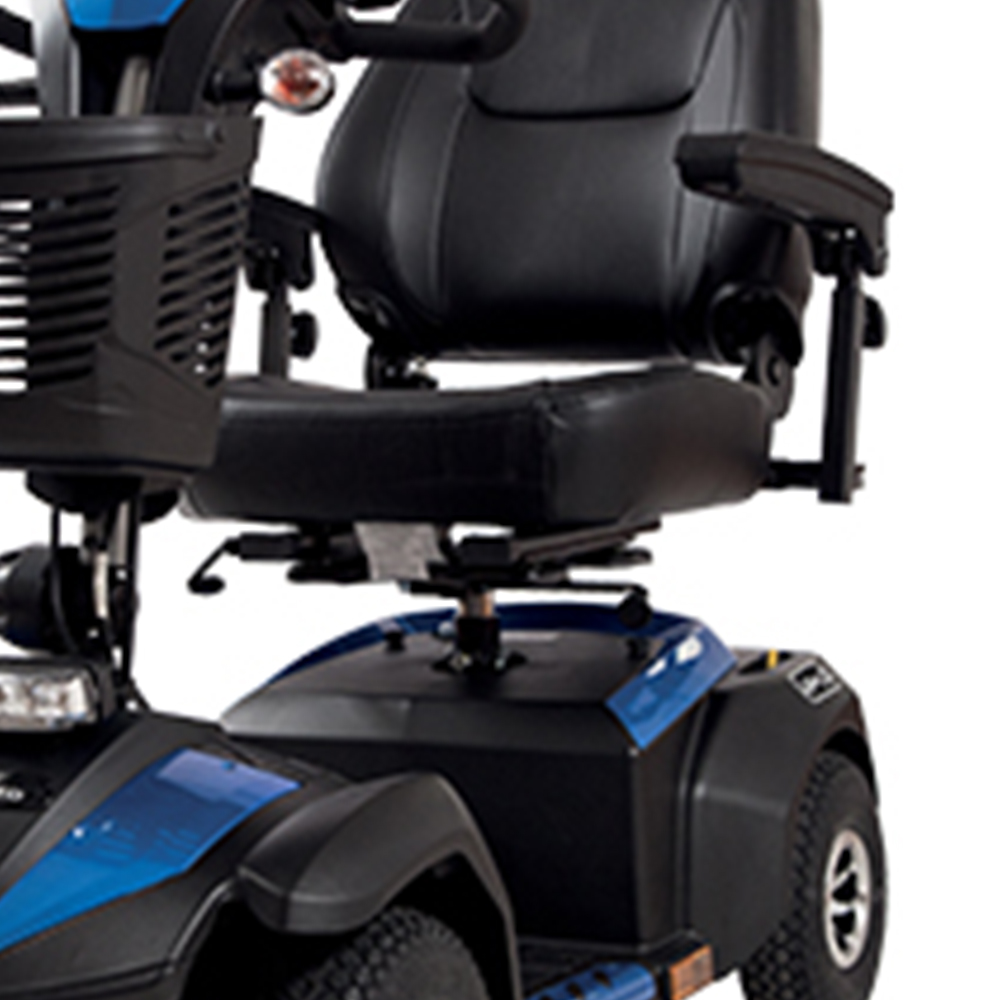 Scooters per Disabili - Wimed Scooter Disabili Anziani Elettrico 4 Ruote Martin Blu Con Cestino