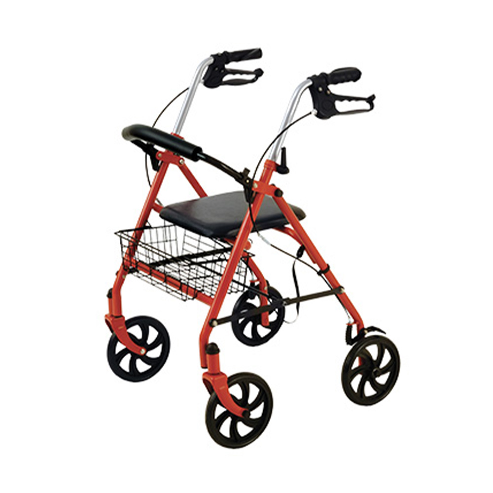 Rollator Walkers - Wimed Rolly Folding Rollator Walker For The Elderly With Basket
