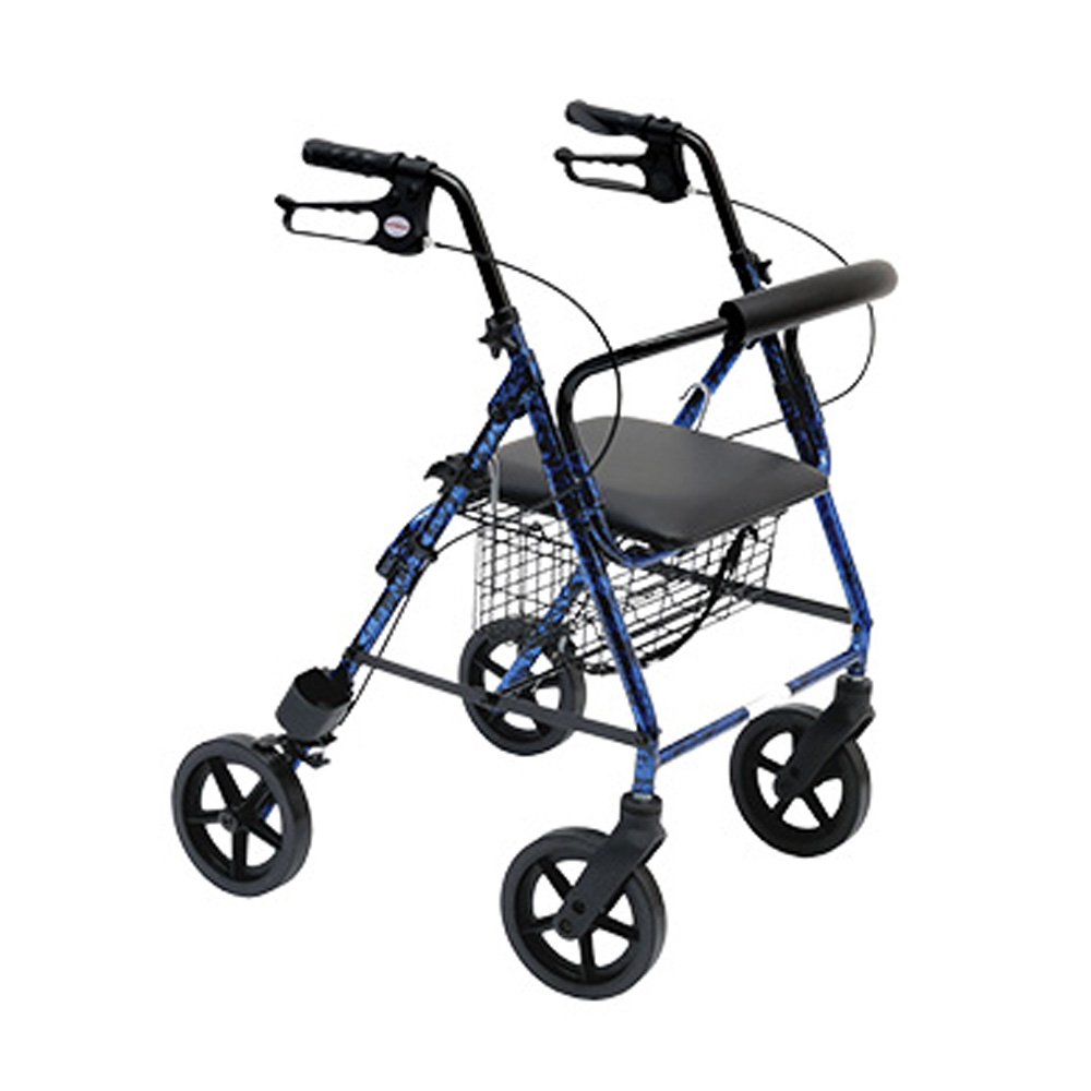 Deambulatori Rollator - Wimed Deambulatore Rollator Pieghevole Rolly Alu Con Seduta E Freni