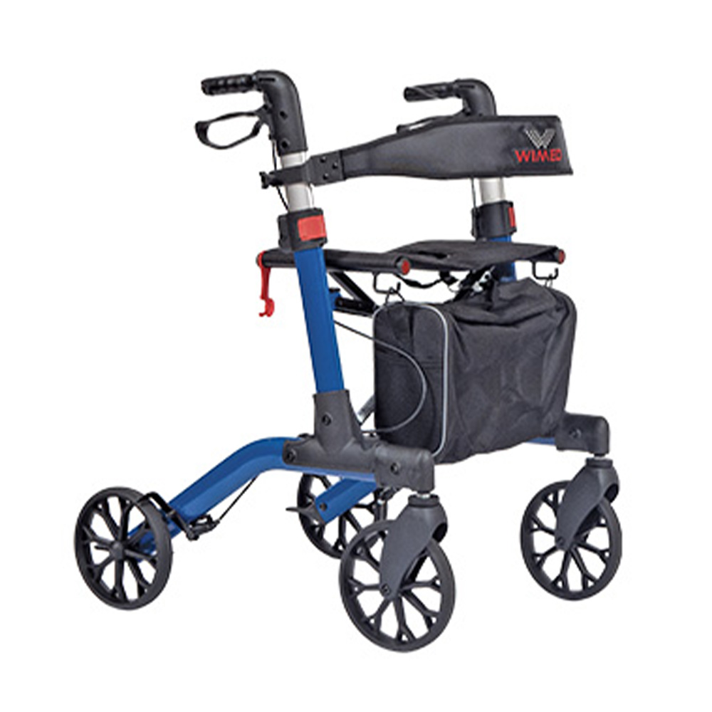 Deambulatori Rollator - Wimed Deambulatore Rollator Pieghevole In Alluminio Magic Salvaspazio