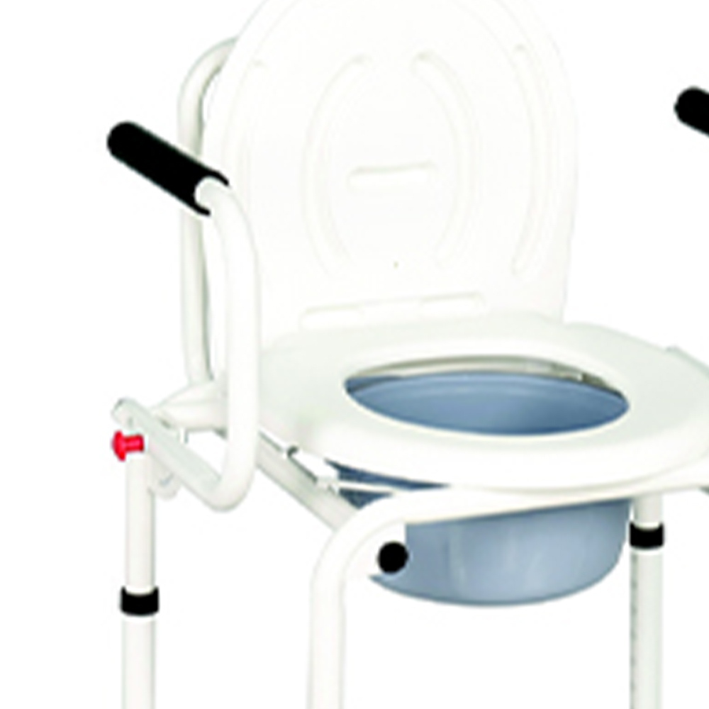 Sedie wc e doccia - Wimed Sedia Comoda Con Wc 3-in-1 E Braccioli Ribaltabili