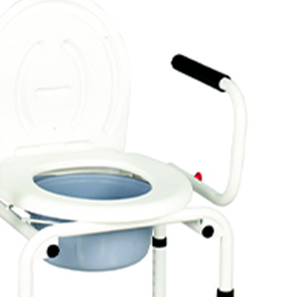 Sedie wc e doccia - Wimed Sedia Comoda Con Wc 3-in-1 E Braccioli Ribaltabili