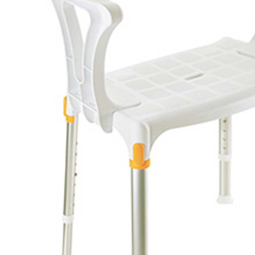 Sedie per vasca e doccia - Wimed Sedia Doccia Regolabile Disabili King Bianco Con Braccioli