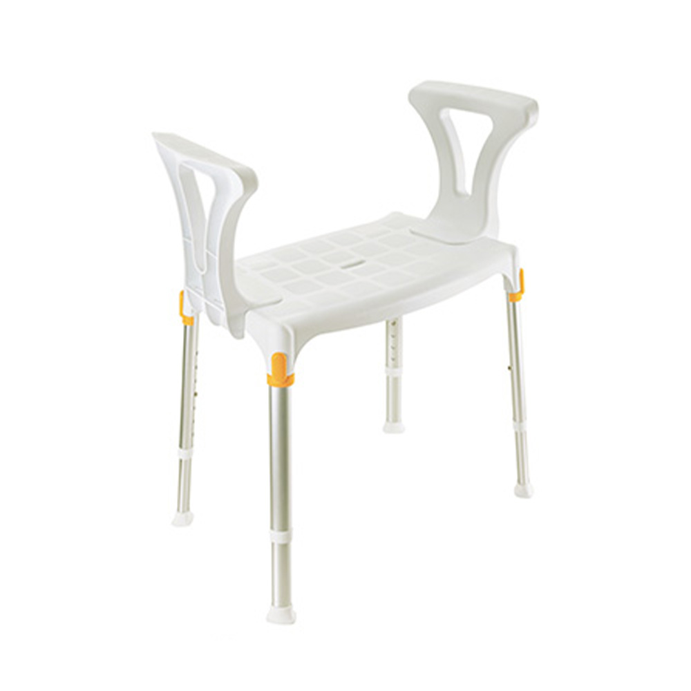 Sedie per vasca e doccia - Wimed Sedia Doccia Regolabile Disabili King Bianco Con Braccioli