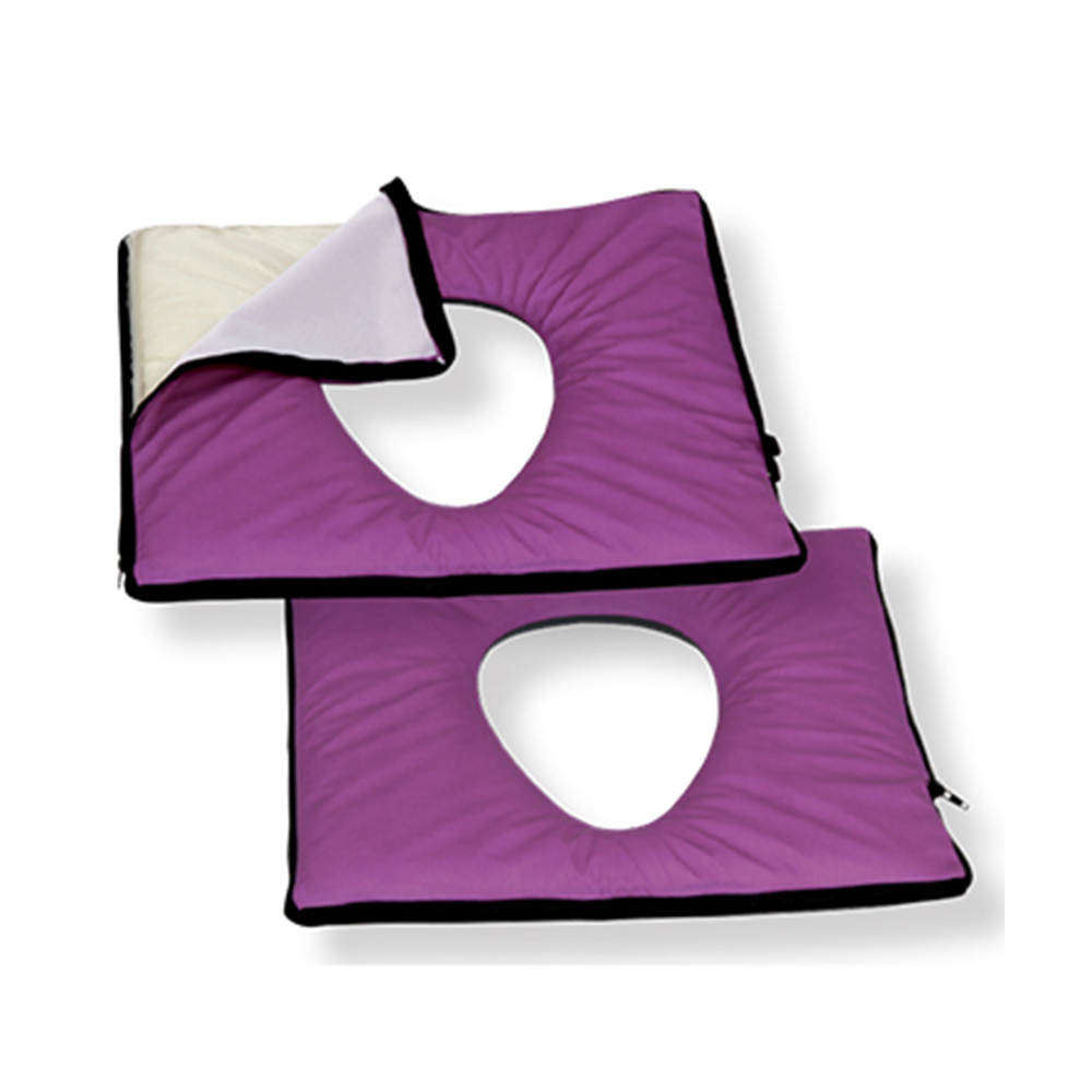 Anti-decubitus cushions - Wimed Gel Top Anti-decubitus Cushion 40x40cm With Hole In Foam And Silicone Gel