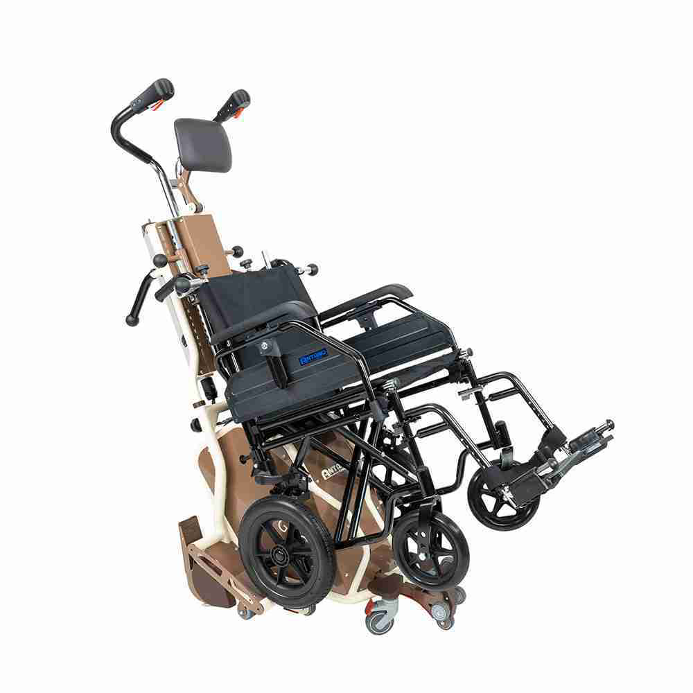 Montascale - Antano Montascale A Ruote Antiribaltamento Gecko 160kg Per Anziani Disabili