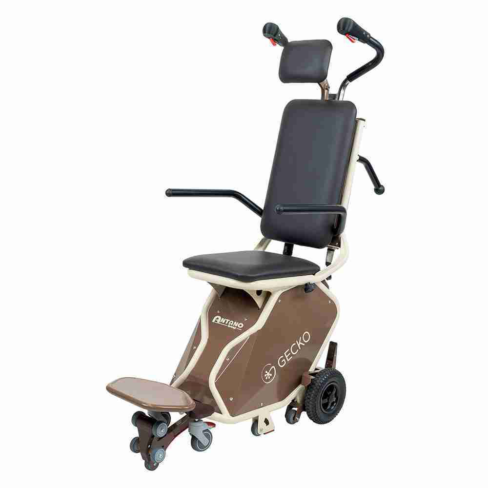 Montascale - Antano Montascale A Ruote Antiribaltamento Gecko Seat 160kg Con Seggiolino