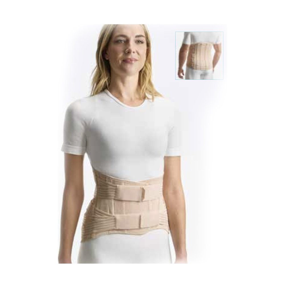 Tutori Tronco - Fgp Fascia Lombare Corsetto Semirigido In Stoffa Lombofixo 33 Fit Donna