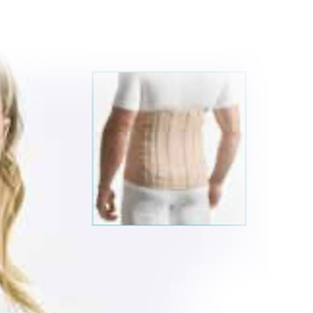 Tutori Tronco - Fgp Fascia Lombare Corsetto Semirigido In Stoffa Lombofixo Fit Uomo