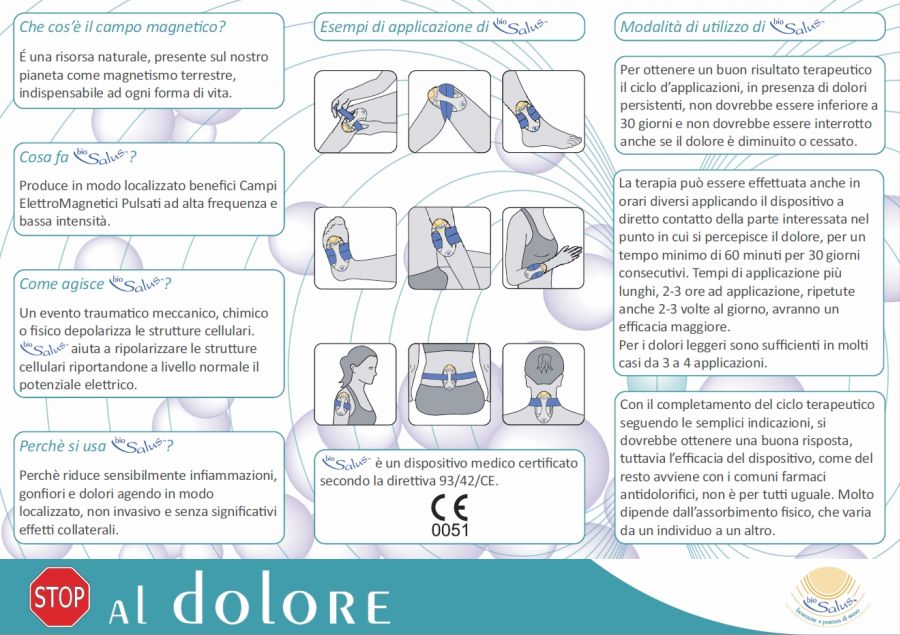 Magnetoterapia - Intermed Apparecchio Per Magnetoterapia Domiciliare Led Biosalus Ad Alta Frequenza