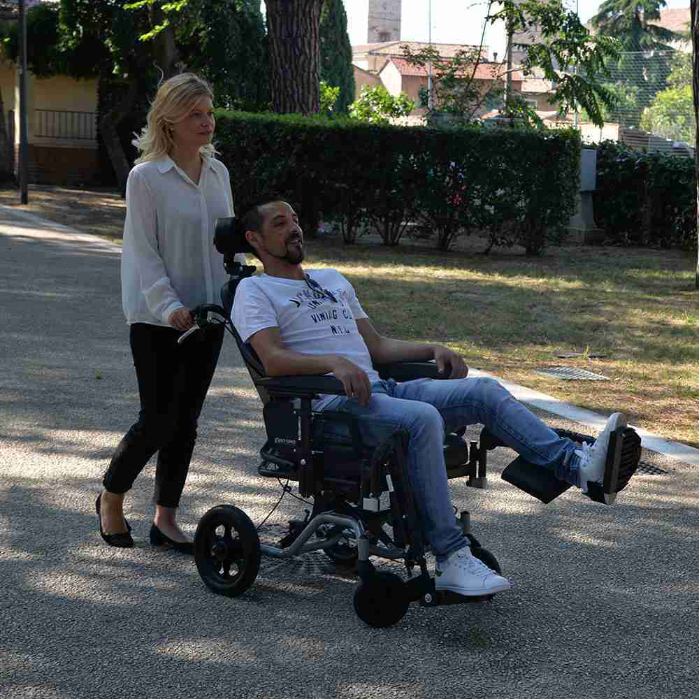 Carrozzine disabili - Antano Seggiolone Polifunzionale Carrozzina Autospinta Marcus 600 Per Disabili