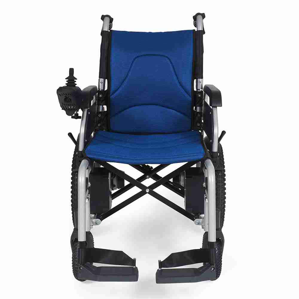Carrozzine disabili - Antano Sedia A Rotelle Carrozzina Elettrica Aura El Pieghevole E Reclinabile