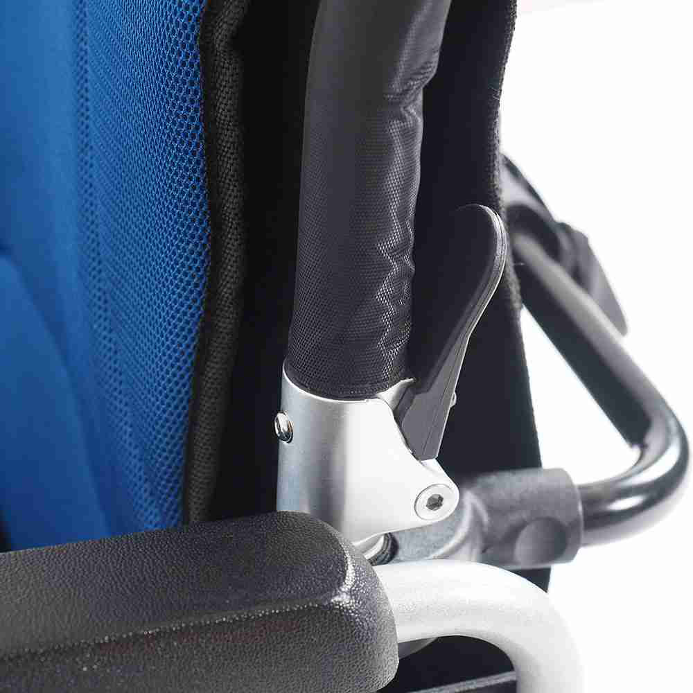 Carrozzine disabili - Antano Sedia A Rotelle Carrozzina Elettrica Aura El Pieghevole E Reclinabile