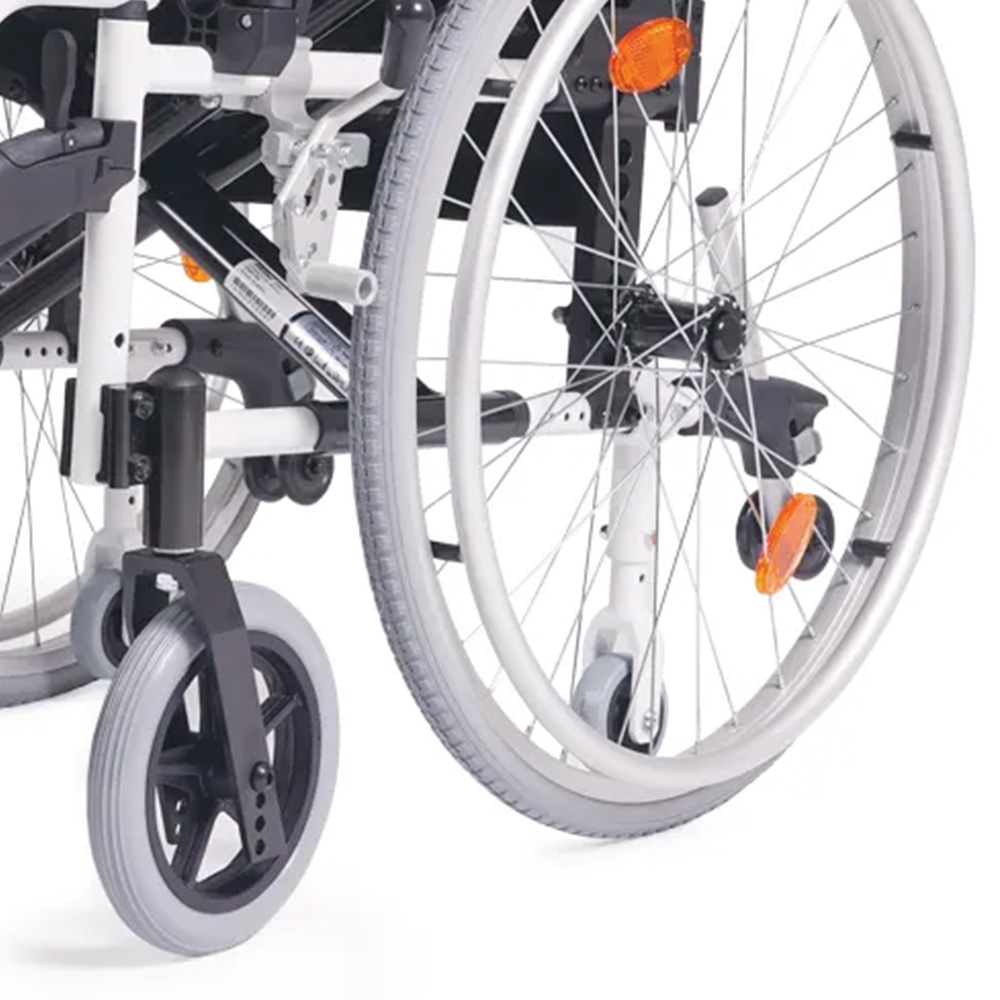 Carrozzine disabili - Antano Carrozzina Pieghevole Autospinta Leggera Demetra Doppia Crociera