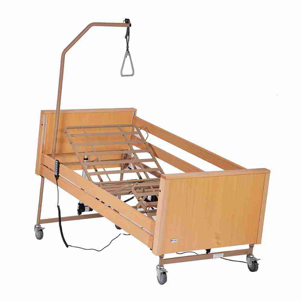 Letti da Degenza - Antano Letto Da Degenza Elettrico Socrate Elevabile In Altezza + Asta Sollevamalati