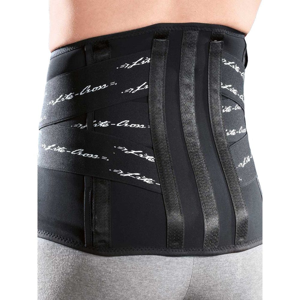Tirantes del tronco - Ro+Ten Soporte Lumbar Negro Litecross90