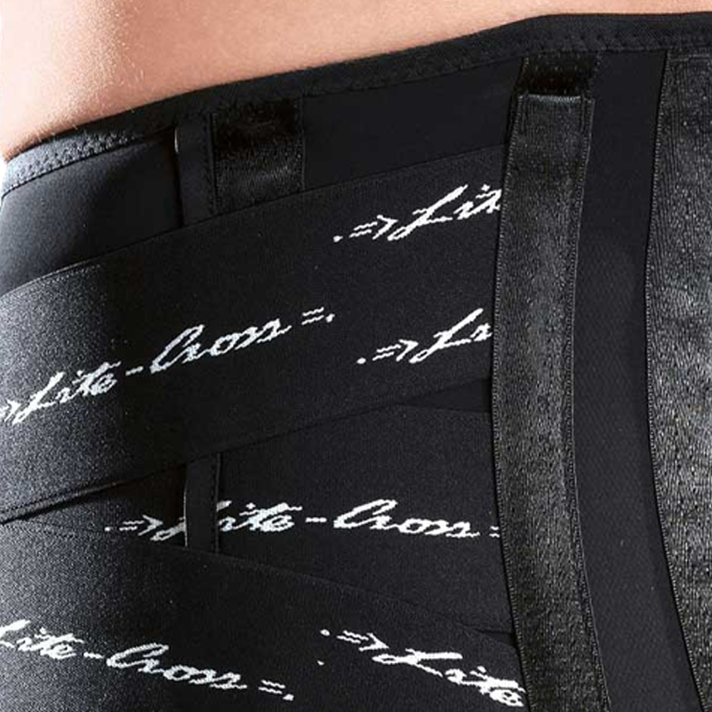 Tirantes del tronco - Ro+Ten Soporte Lumbar Negro Litecross90