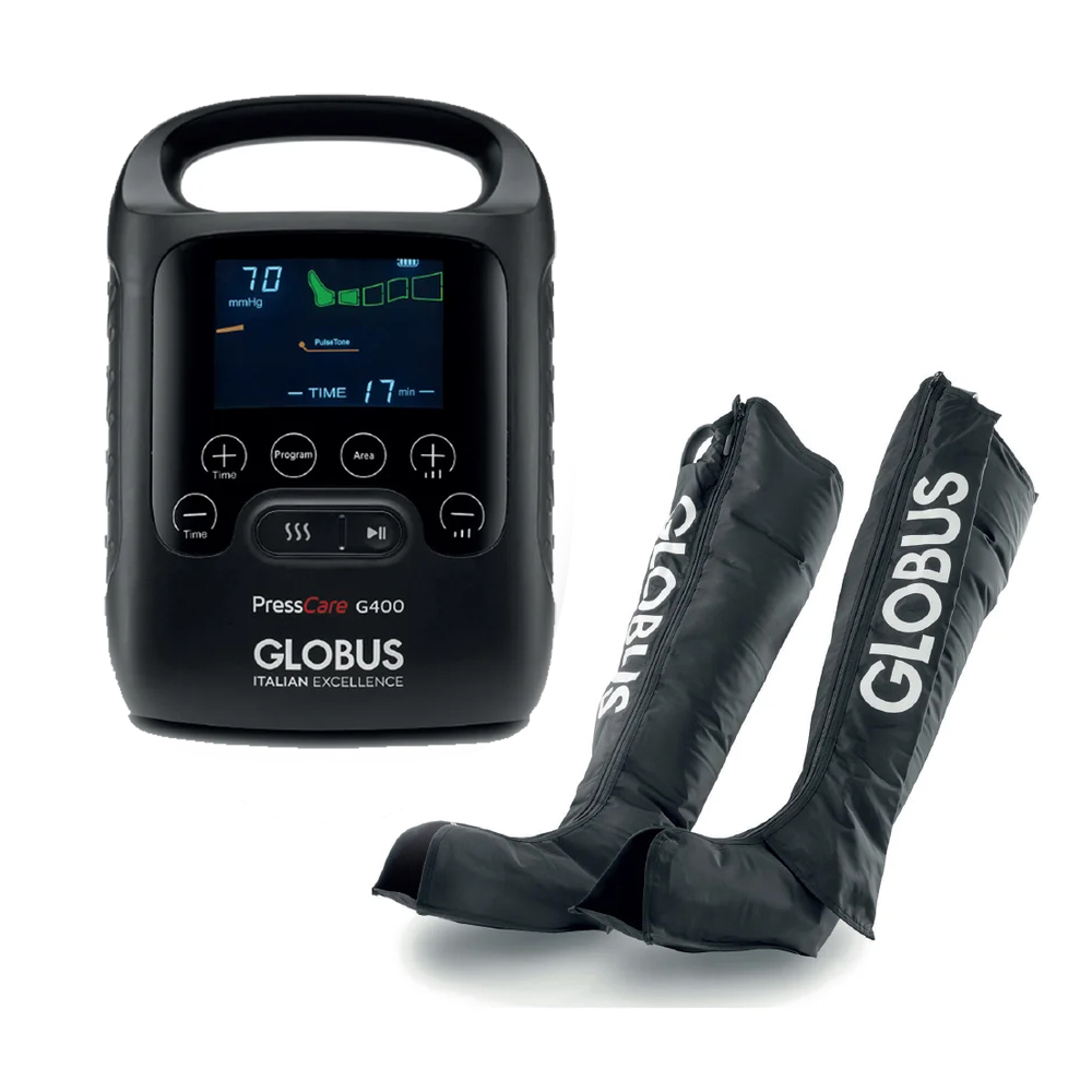 Pressothérapie - Globus Appareil De Pressothérapie Professionnel Presscare G400 Et 2 Chauffe-jambes