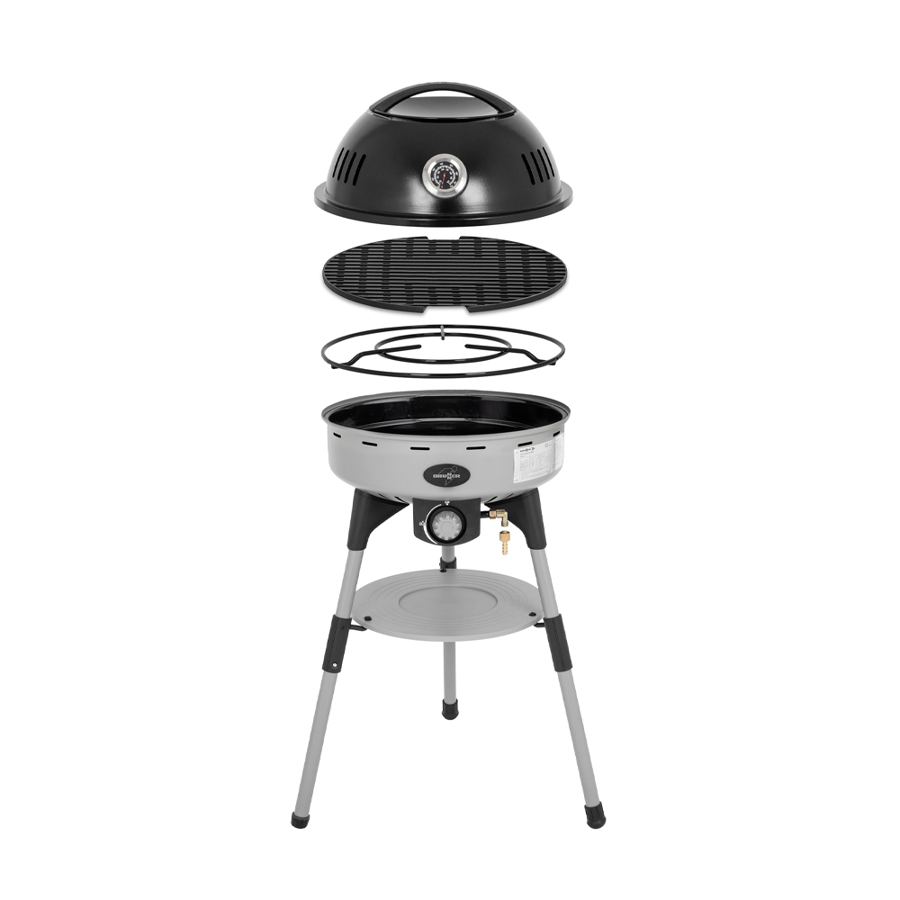 Barbecue - Brunner Barbecue à Gaz Portable Devil Bbqruiser Ht Roundgrid 30