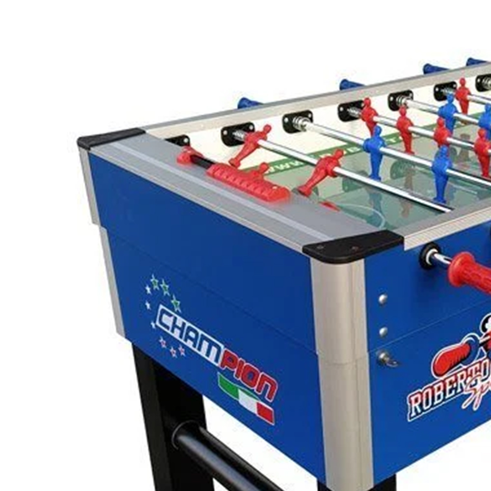 Calciobalilla da Interno - Roberto Sport Calciobalilla Calcetto Biliardino Champion Balilla Professionale Aste Rientranti E Gettoniera