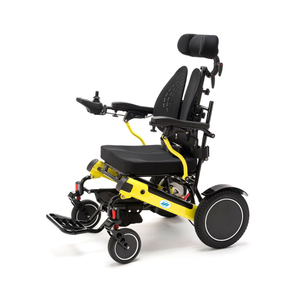 Carrozzine disabili - KSP Sedia A Rotelle Carrozzina Elettrica Per Disabili Maya Pieghevole